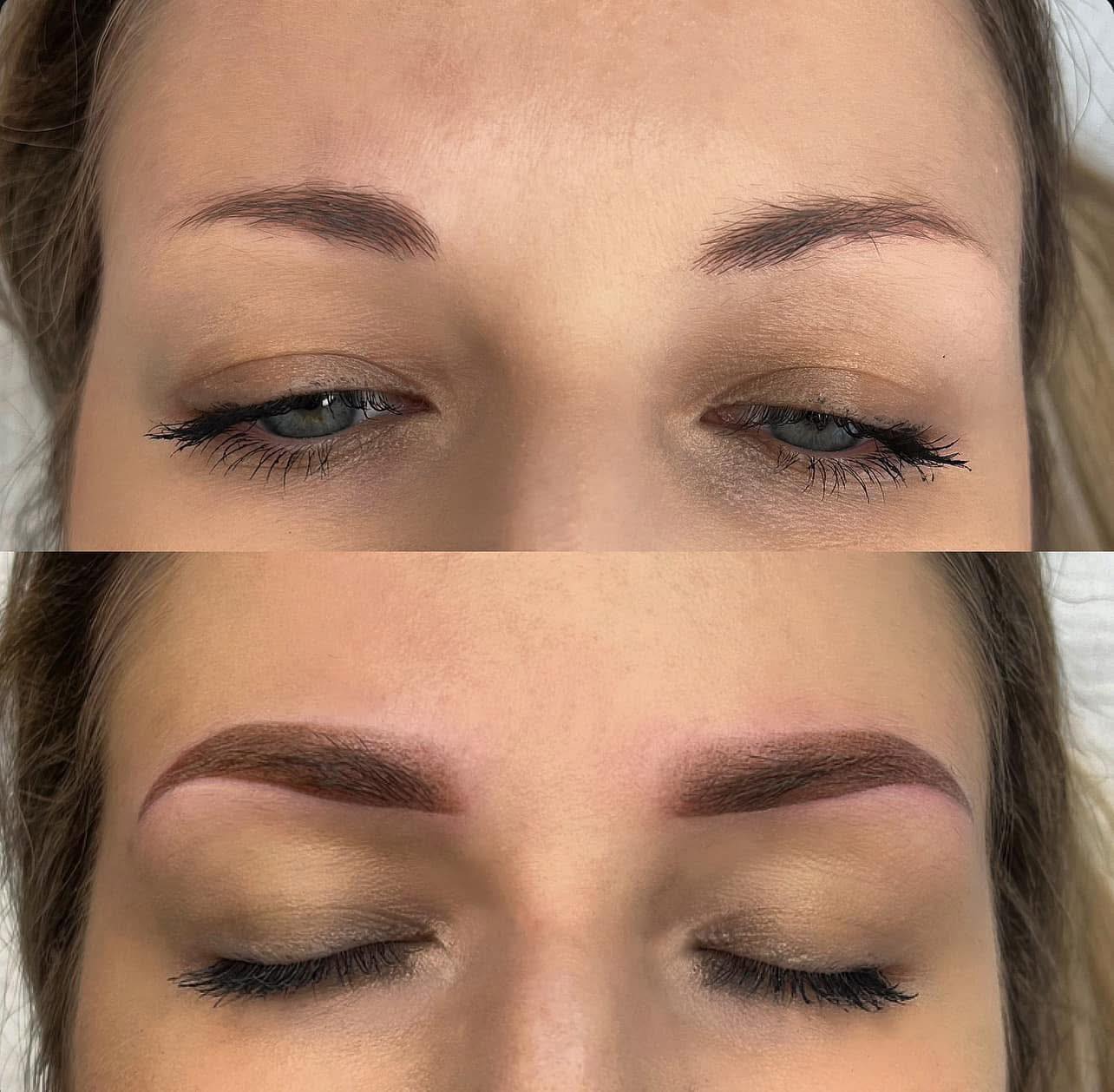 Makijaż permanentny przed i po – Hello Beauty Kołobrzeg