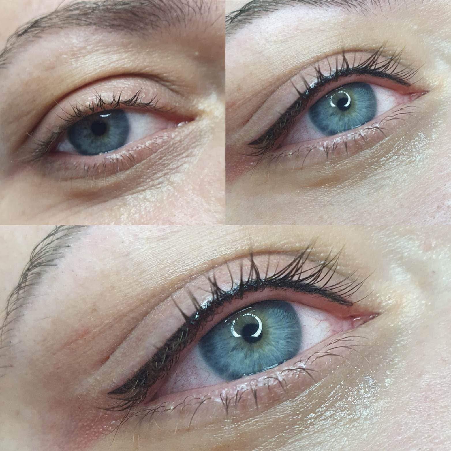 Kreska permanentna przed i po – Hello Beauty Kołobrzeg